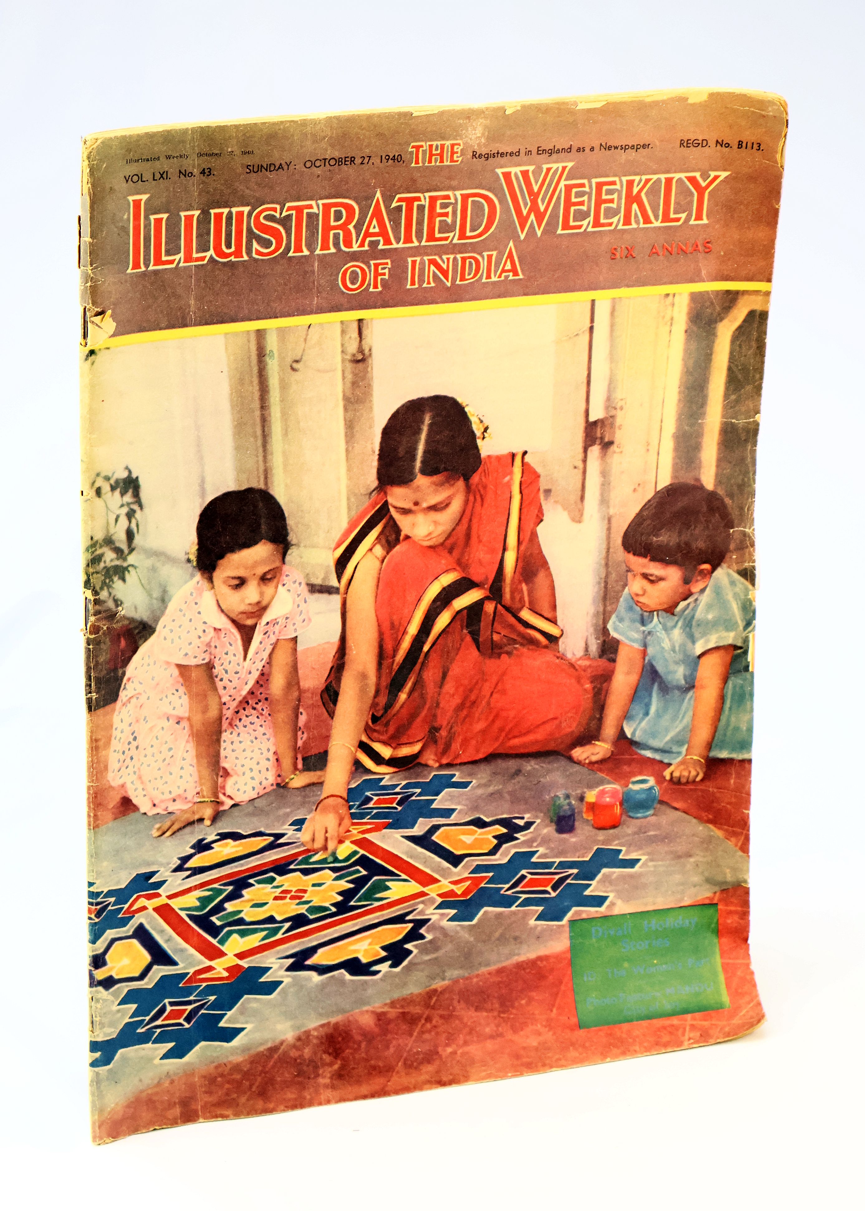 The Illustrated Weekly of India [Magazine], Sunday, October 27, 1940, Vol. LXI, No. 43: Bombay's Hurricane / Muslim Women's Part in ID Celebrations