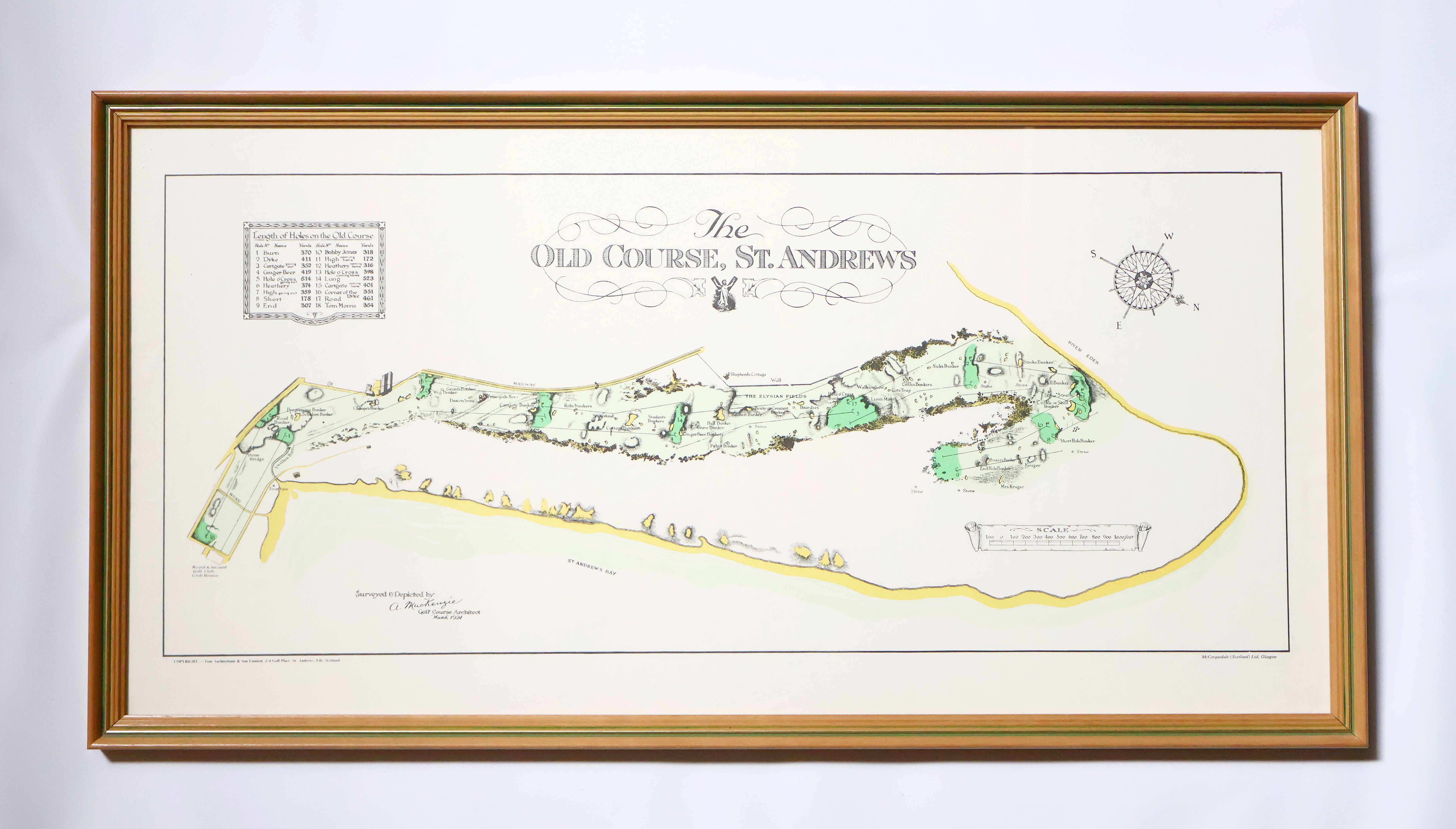The Old Course, St. Andrews - Framed Print