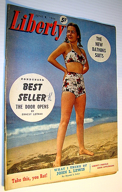 Image for Liberty Magazine, June 8, 1946 - Louis Applebaum Profile / "Swimwear Edition"