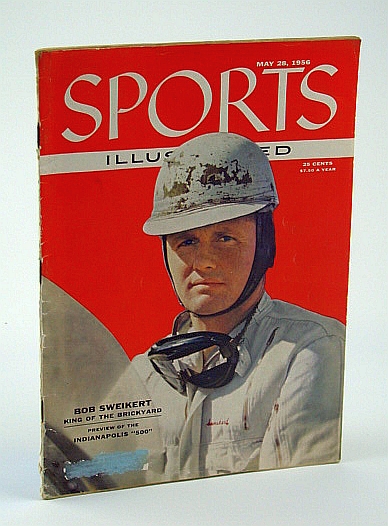 Image for Sports Illustrated Magazine, May 28, 1956: Bob Sweikert Indy (Indianapolis) 500 Cover Photo