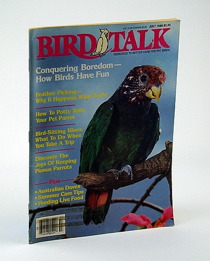 Image for Bird Talk Magazine, July 1988 - Parrot Artist Jonas Englund