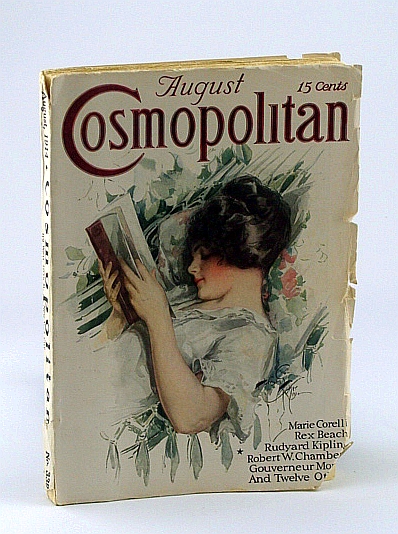 Image for Cosmopolitan Magazine, August, 1914, Number (No. / #) 339, Vol. LVII, No. 3 - Harrison Fisher Cover