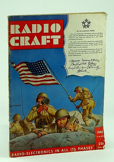 Image for Radio Craft, and Popular Electronics, Incorporating Short Wave Craft, Television News, Radio and Television, July 1945, Volume XVI, No. 10 - Alex Schomburg Cover Art