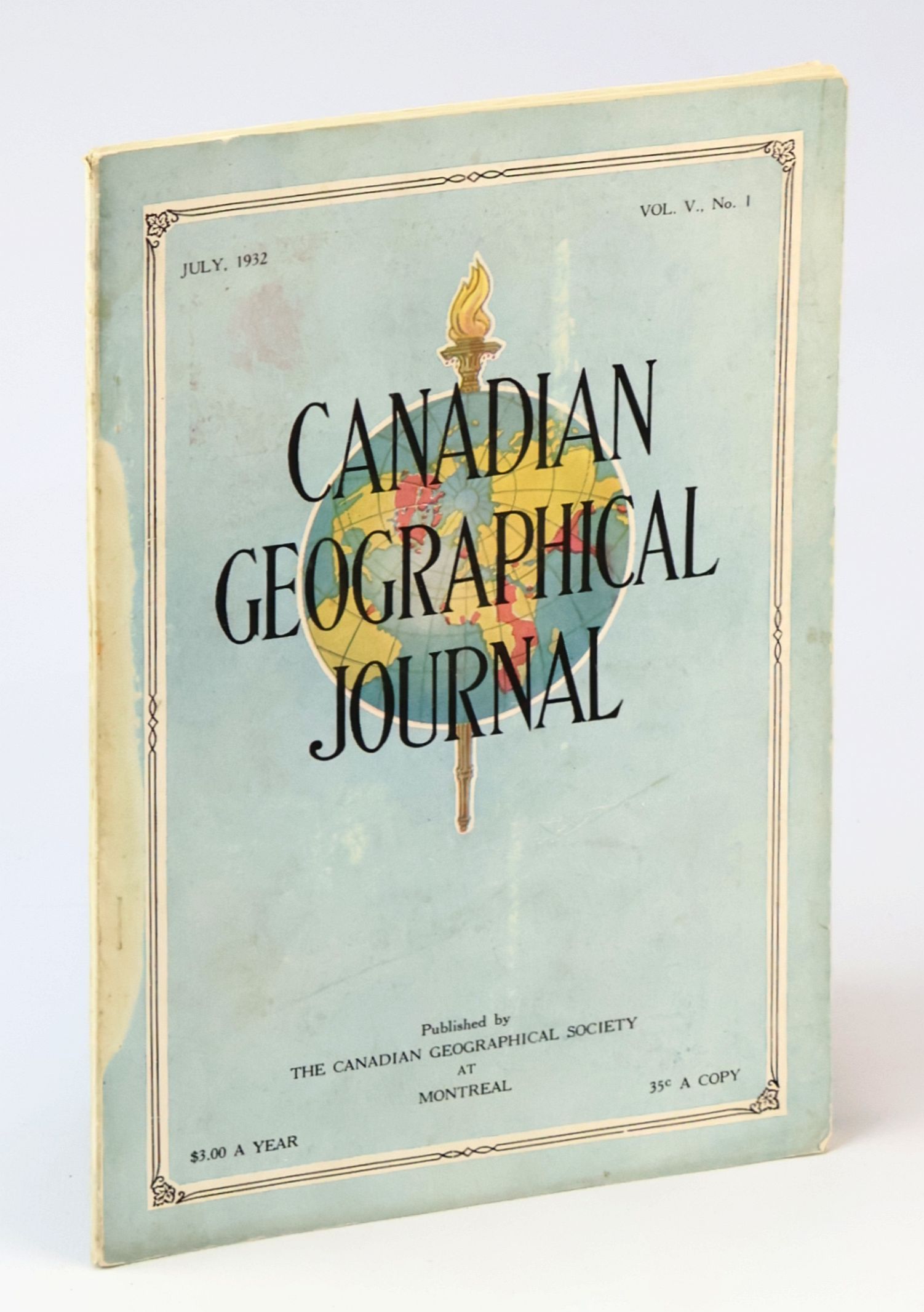 Image for Canadian Geographical Journal, July, 1932, Vol. V, No. 1 - An Early Map of Nova Scotia Canadian Geographical Journal, July, 1932, Vol. V, No. 1 - An Early Map of Nova Scotia