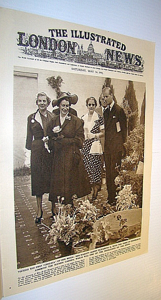 Image for The Illustrated London News (ILN), May 24, 1952 - Cover Photo of the Queen and Prince Phillip at the Chelsea Garden Show