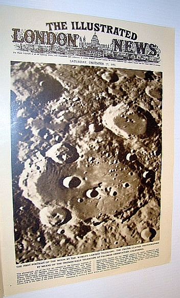 Image for The Illustrated London News (ILN), December 27, 1952 - Cover Photo of the First Portrait of the Moon By the World's Largest Telescope at the Palomar Observatory