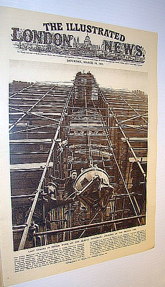 Image for The Illustrated London News (ILN) Magazine, March 19, 1955 - Repair Work on the Albert Memorial