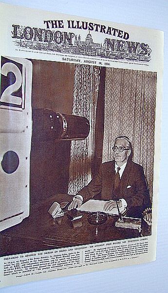 Image for The Illustrated London (ILN) News, August 18, 1956 - Suez Crisis