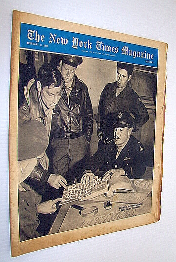 Image for The New York Times Magazine, February 11, 1945 -  Photos of Target Berlin and Target Tokyo / General Lewis A. Pick
