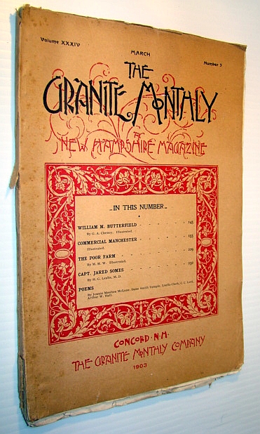Image for The Granite Monthly - A New Hampshire Magazine of Literature, History, and State Progress, March 1903, Vol. XXXIV, No. 3 - Architect William M. Butterfield