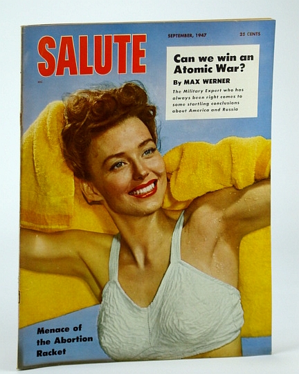 Image for Salute Magazine, September (Sept.) 1947, Vol. 2, No. 9 - Abortion Racket Menace / Can We Win an Atomic War? / Mel Torme