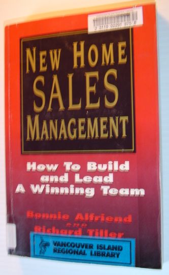 Image for New Home Sales Management : How to Build and Lead a Winning Team