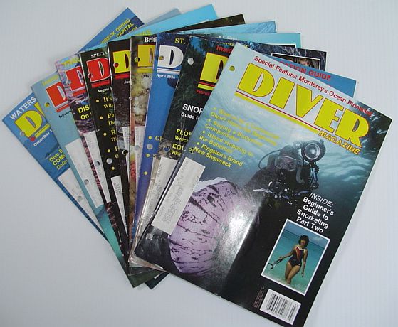 Image for Diver Magazine: 9 Issues from 1986