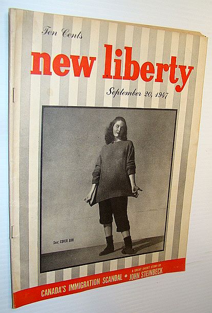 Image for New Liberty Magazine, September 20, 1947 - Canada's Immigration Scandal / Dusty Henderson Cover Photo