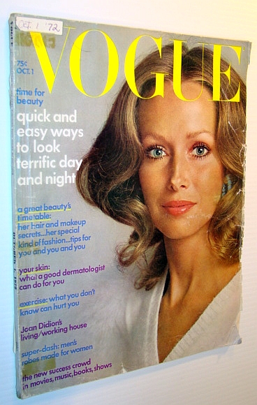 Image for Vogue Magazine (US) 1 October 1972 - Karen Graham Cover Photo