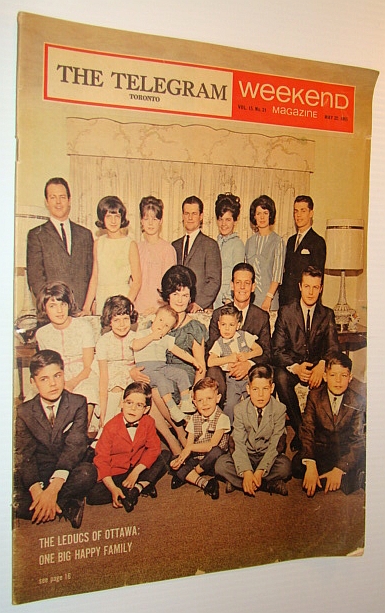 Image for Weekend Magazine, 22 May 1965 - Leduc Family Cover Photo