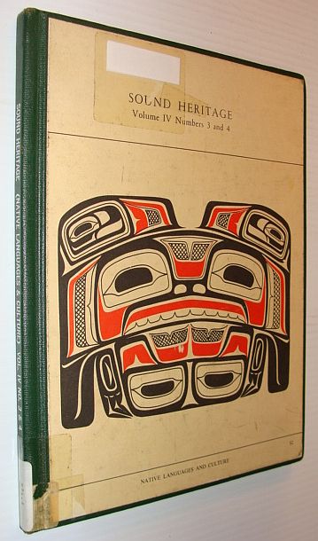 Image for Sound Heritage Volume IV Numbers 3 and 4 - Native Languages and Culture