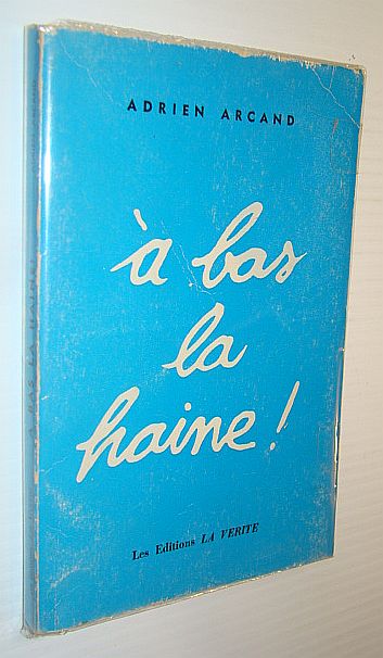 Image for A Bas La Haine!