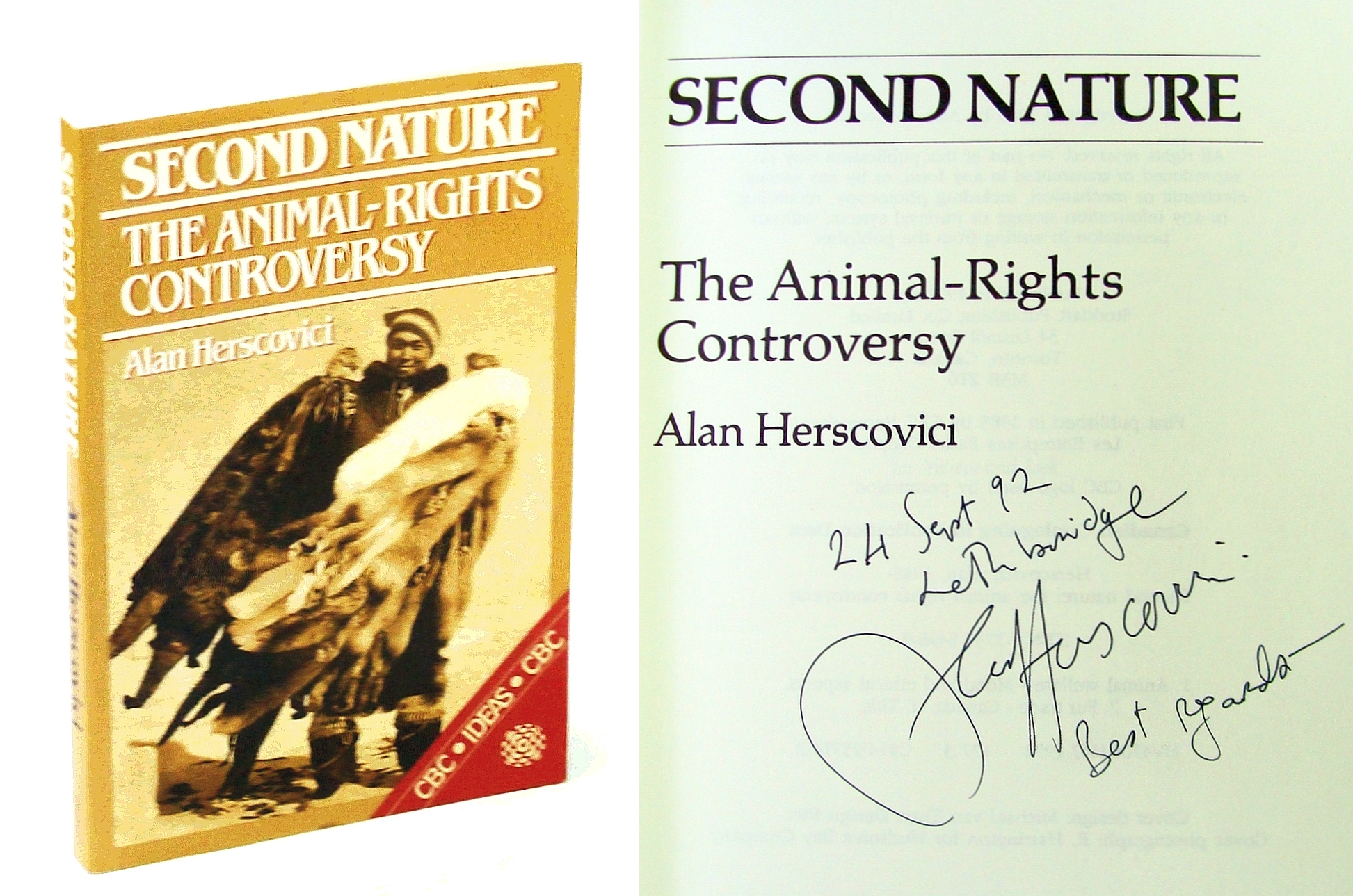 Image for Second nature: The animal-rights controversy