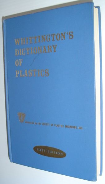 Image for Whittington's Dictionary of Plastics