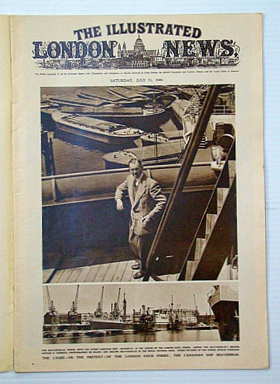 Image for The Illustrated London News, July 23, 1949 - London Dock Strike