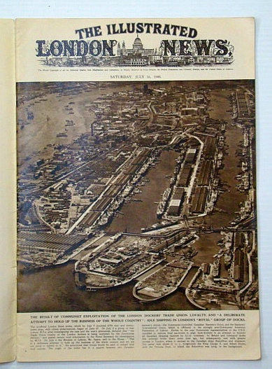 Image for The Illustrated London News, July 16, 1949 - London Dock Strike