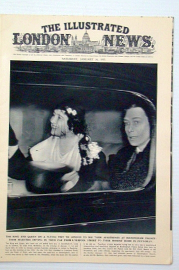 Image for The Illustrated London News, January (Jan.) 16, 1937: Herr Hitler Entertains / Royal Wedding at the Hague