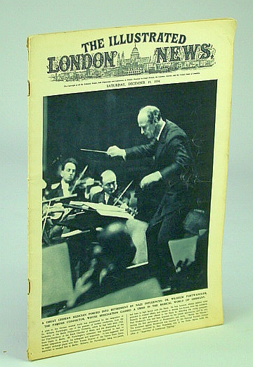 Image for The Illustrated London News, December (Dec.) 15, 1934: Berlin Conductor Dr. Wilhelm Furtwangler Forced to Resign By Nazis