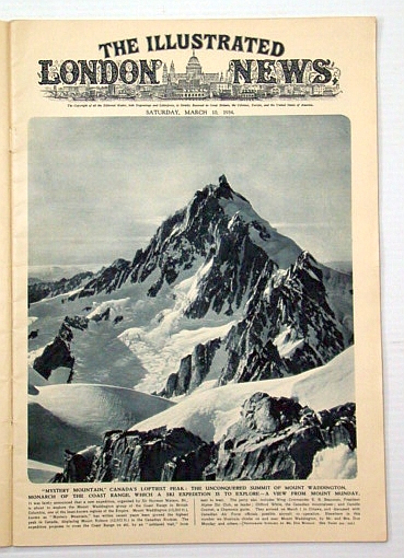 Image for The Illustrated London News, March (Mar.) 10, 1934: Canada's Mount Waddington