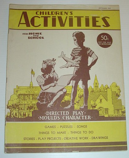 Image for Children's Activities for Home and School, September 1947