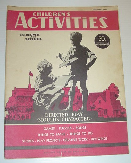 Image for Children's Activities for Home and School, February 1943