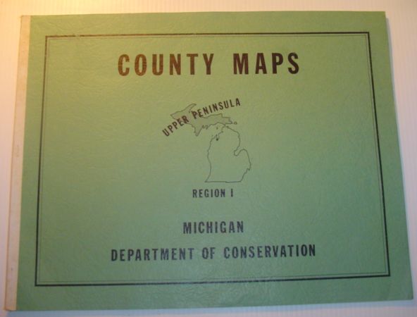 Image for (Michigan) County Maps, Upper Peninsula, Region 1 (One)