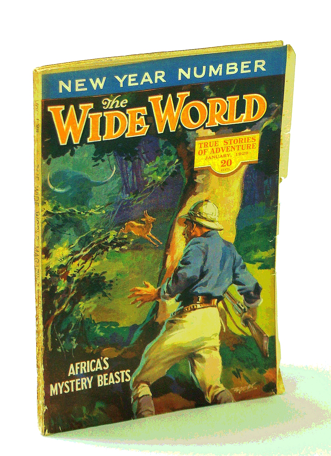 Image for The Wide World Magazine, True Stories of Adventure, January [Jan.] 1929, Vol. LXII, No. 369: