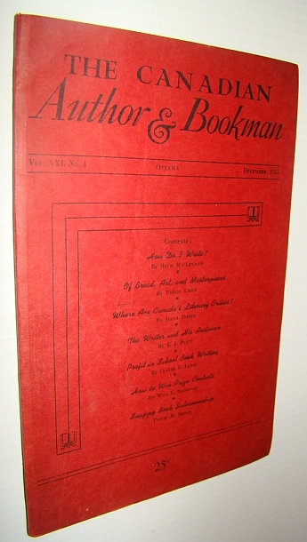 Image for The Canadian Author and Bookman, December 1945