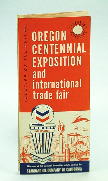 Image for Oregon Centennial Exposition and International Trade Fair, 1959: Promotional Map and Pamphlet