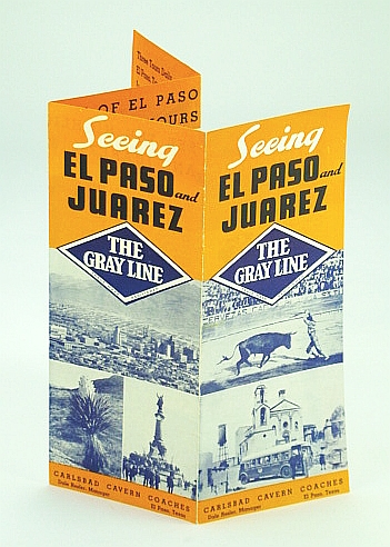 Image for "Seeing El Paso and Juarez": The Gray Line Bus Travel Schedule and Fares Pamphlet