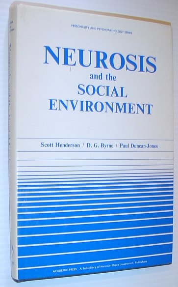 Image for Neurosis and the Social Environment (PERSONALITY, PSYCHOPATHOLOGY, AND PSYCHOTHERAPY (ACADEMIC PR))