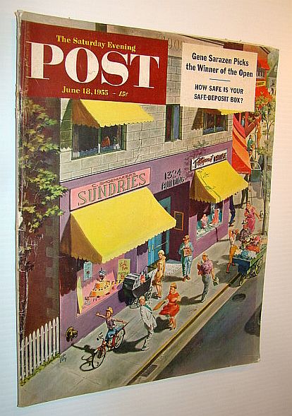 Image for The Saturday Evening Post, June 18, 1955 - Jeweler Sam Kramer / Littler to Win