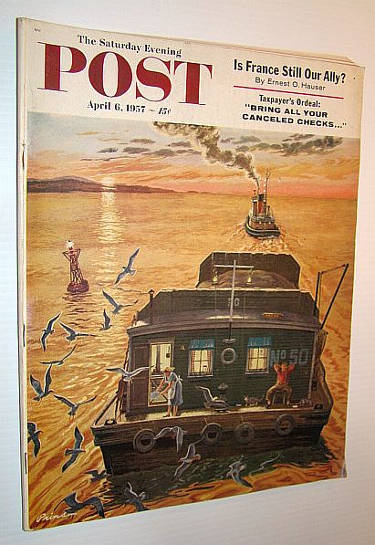 Image for The Saturday Evening Post, April 6, 1957 -- Is France Still Our Ally? / Ruth Lyons Lays Down the Law