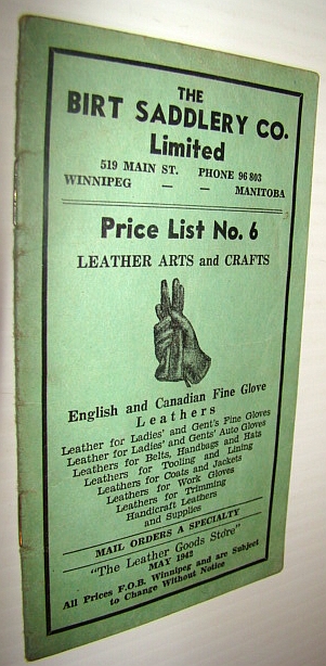 Image for The Birt Saddlery Co. Limited - Price List No. 6: Leather Arts and Crafts