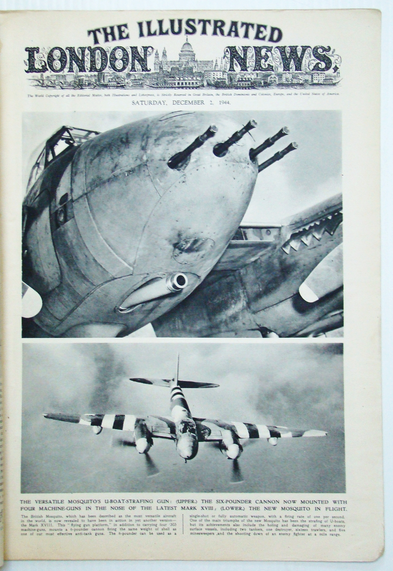 Image for The Illustrated London News (ILN), December (Dec.) 2, 1944 - The Fall of Geilenkirchen / Liberation of Metz