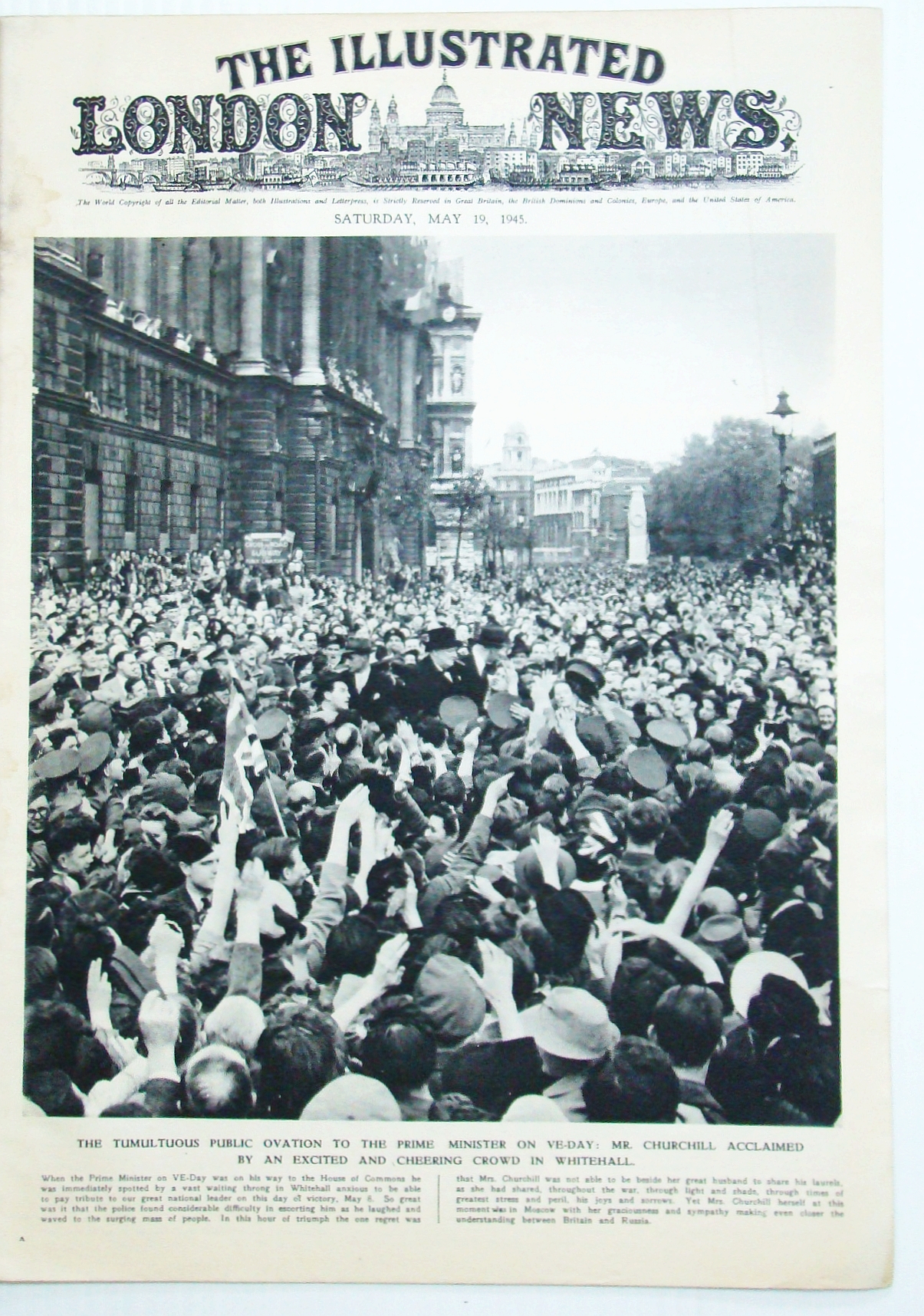 Image for The Illustrated London News (ILN), May 19, 1945: VE-Day Celebrations!