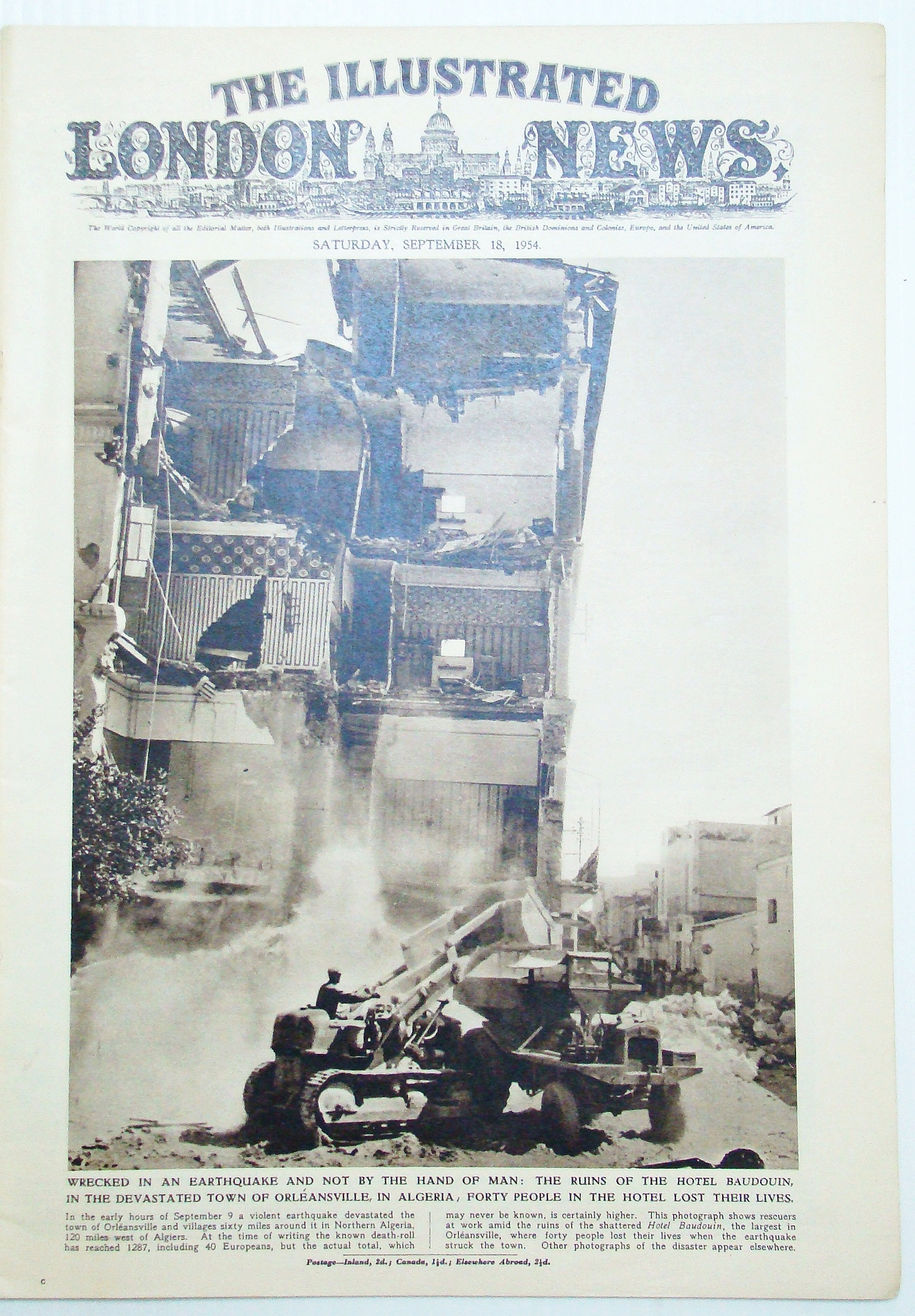 Image for The Illustrated London News (ILN), September (Sept.) 18, 1954: Formosa (Taiwan) Prepares for Communist Invasion