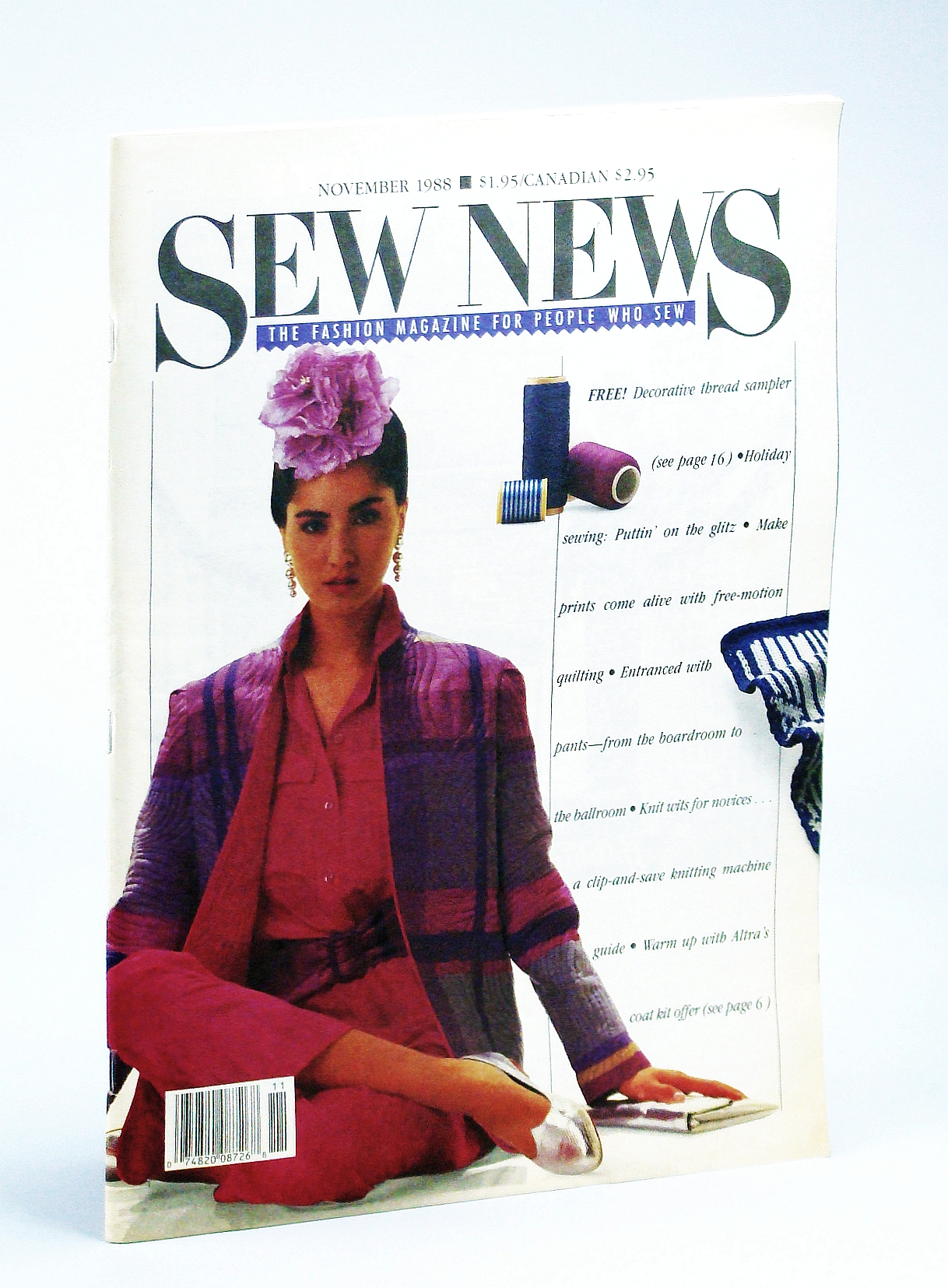Image for Sew News Magazine - The Fashion Magazine for People Who Sew, November [Nov.] 1988