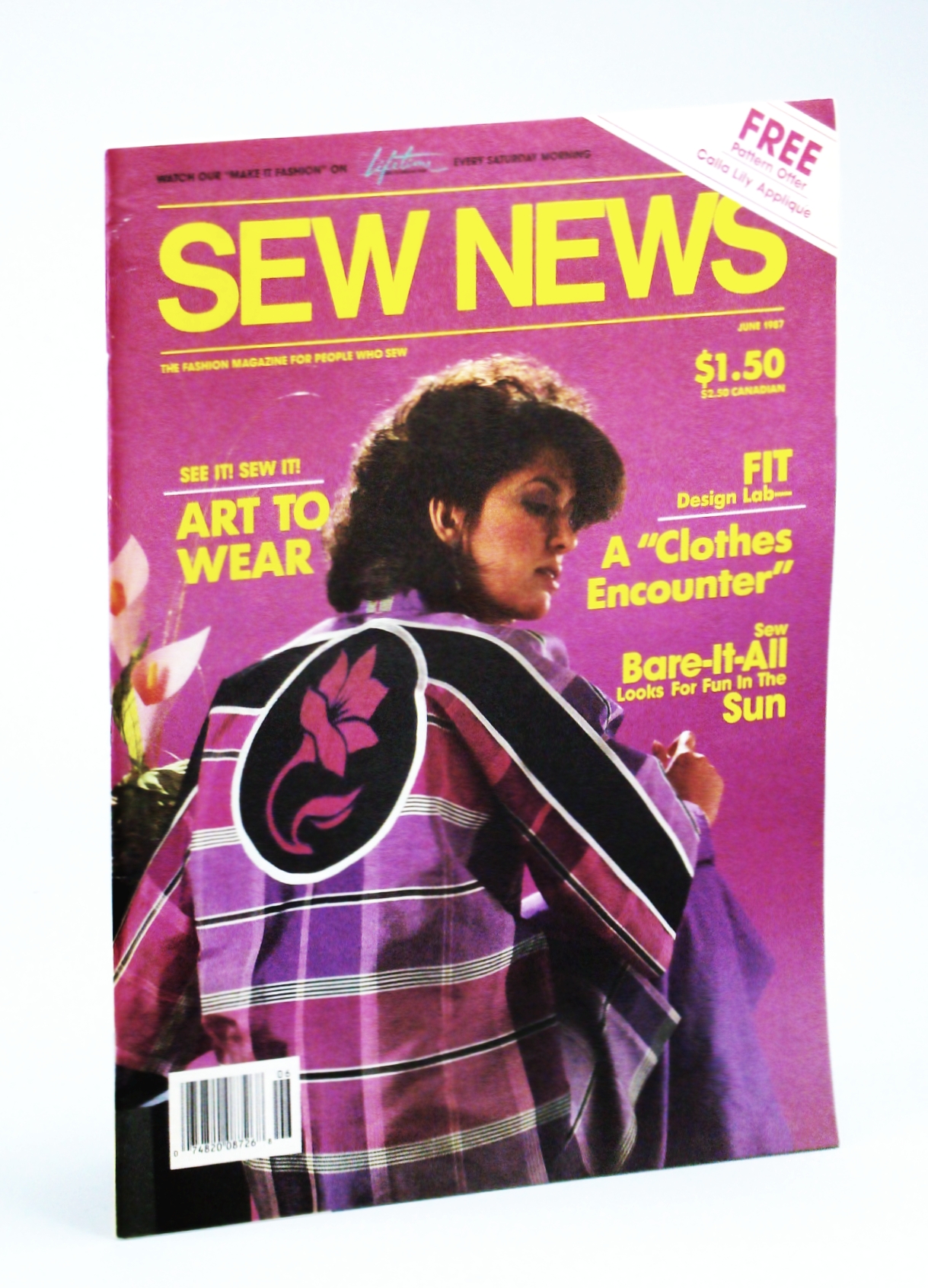 Image for Sew News Magazine - The Fashion Magazine for People Who Sew, Number 57, June 1987 - Art to Wear / Jessica McClintock