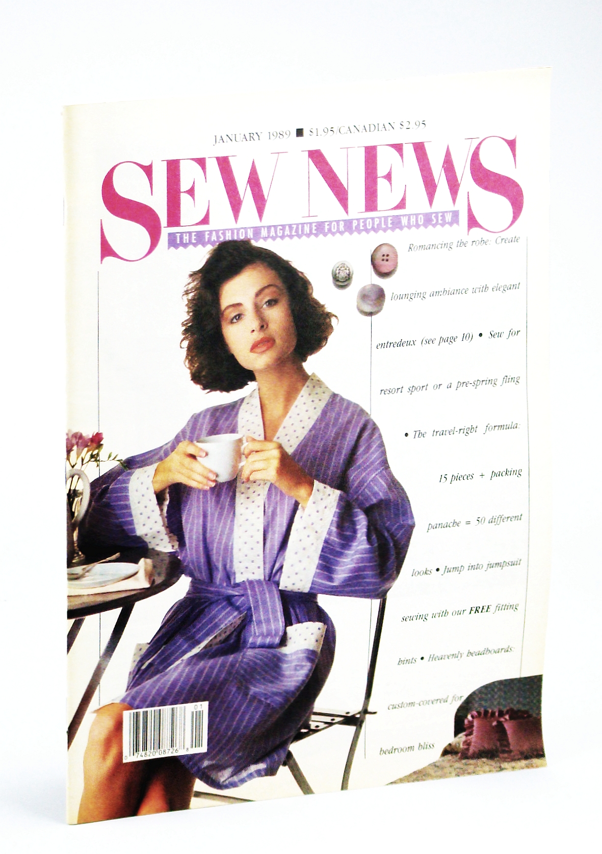 Image for Sew News: the Fashion Magazine for People Who Sew-January 1989 (No. 76)