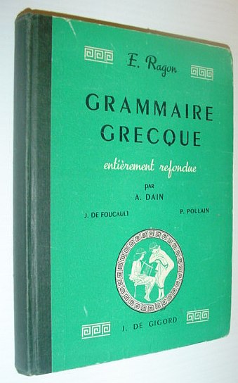 Image for Grammaire Greque - Entierement Refondue (E. Ragon)
