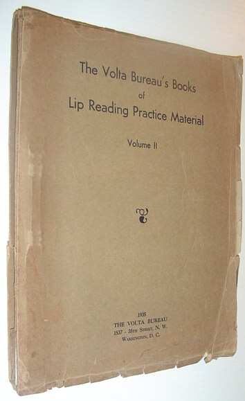 Image for The Volta Bureau's Books of Lip Reading Practice Material: Volume II (2)
