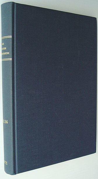 Image for Ars Quatuor Coronatorum Volume 84 for the Year 1971 - with the Supplement Miscellanea Latomorum or Masonic Notes and Queries