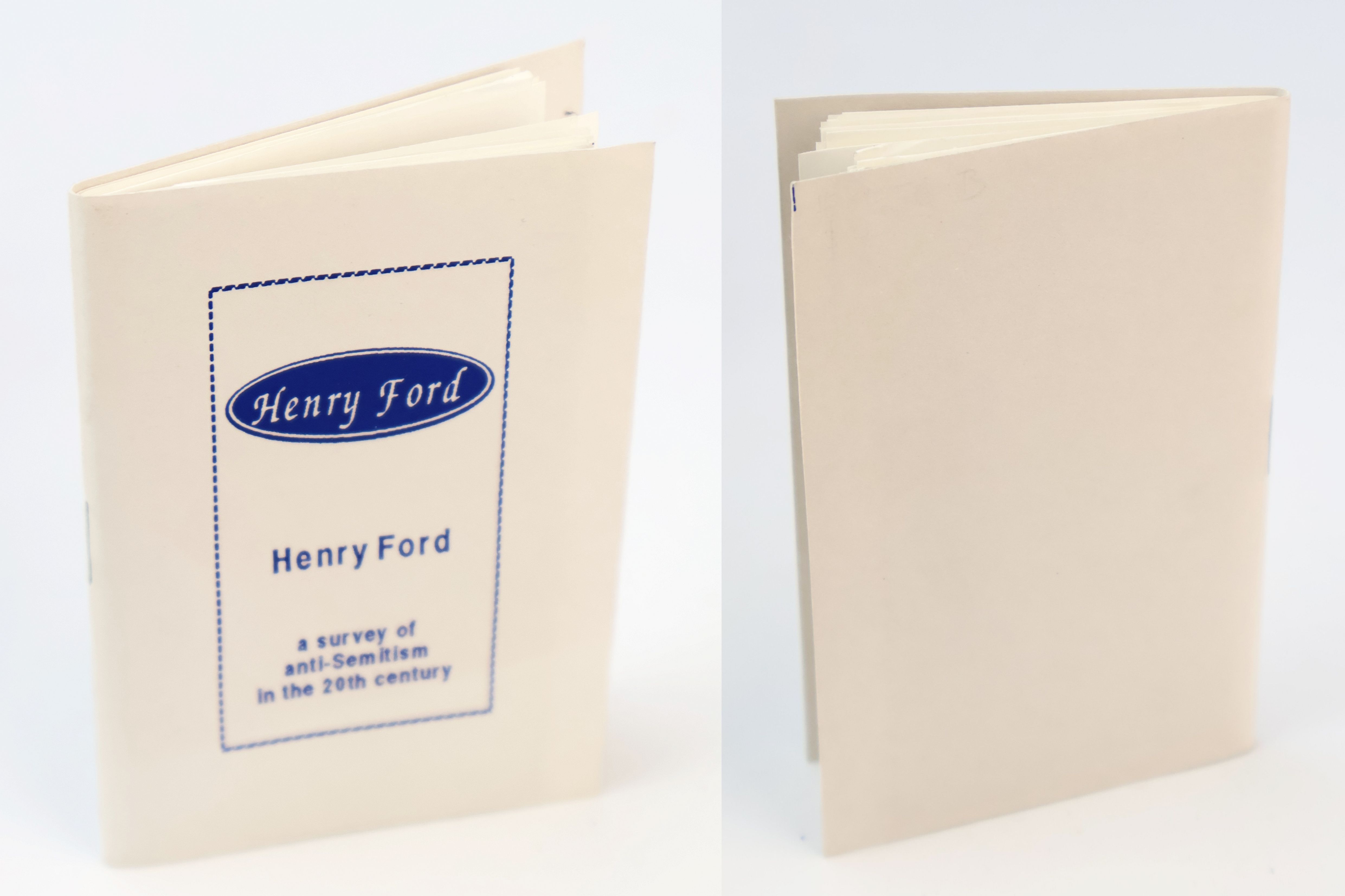 Henry Ford - A Survey of Anti-Semitism in the 20th Century